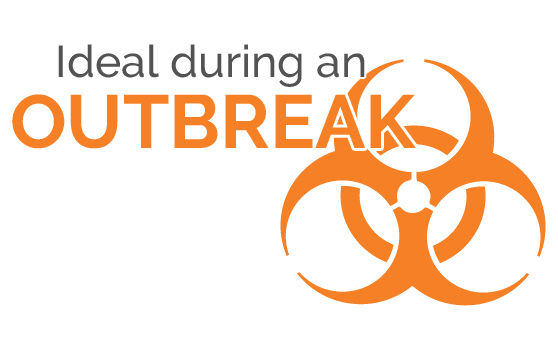 Ali-Flex 6000 is ideal during an outbreak